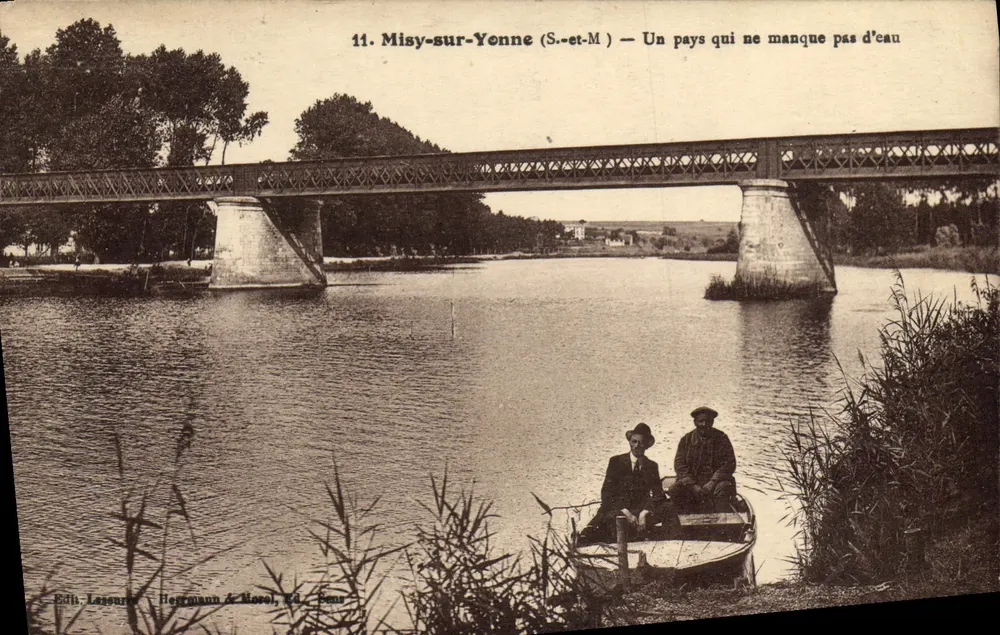 Misy-sur-Yonne (S.-et-M) — Ein Land, das nicht an Wasser mangelt — Edit. Lessmann & Herrmann & Moral, N°11 - Vorderseite