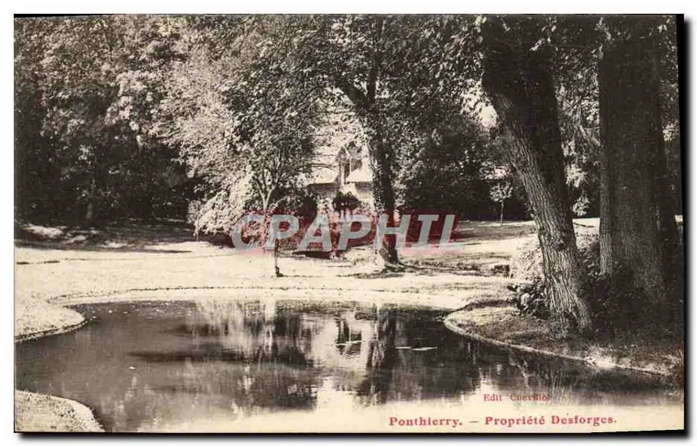 Ponthierry — Propriété Desforges — Edit. Clicerillo - Frente