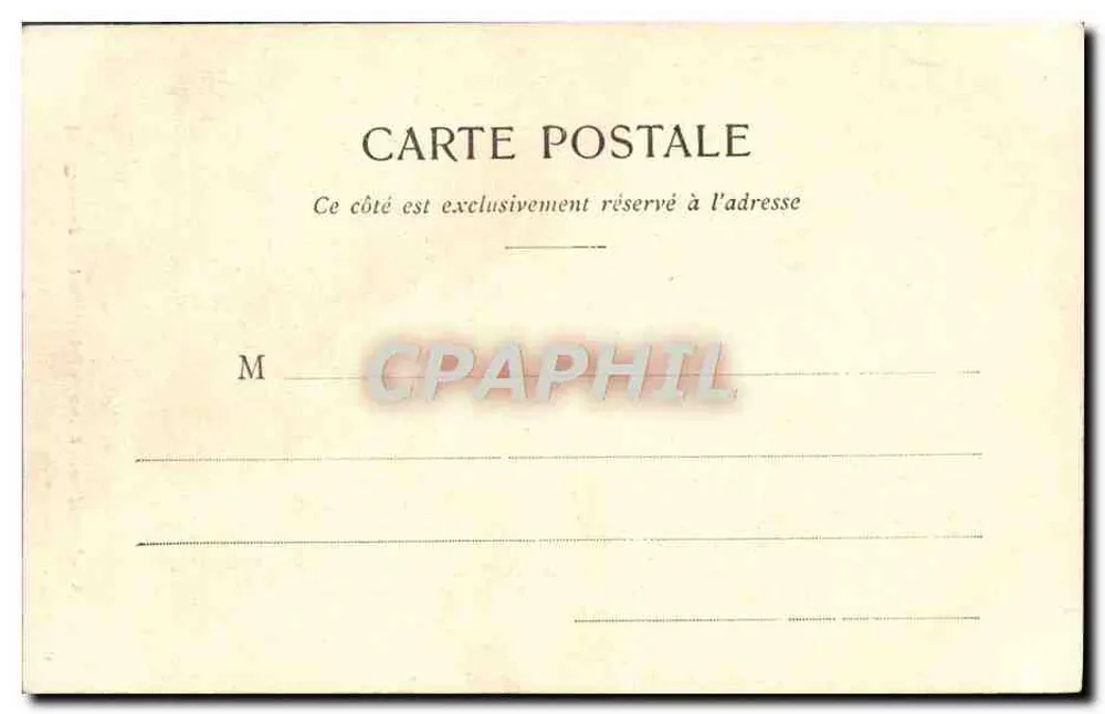 Rolandfelsen — Forêt de Fontainebleau — C.F.P., Paris, 129 rue Turenne - Rückseite