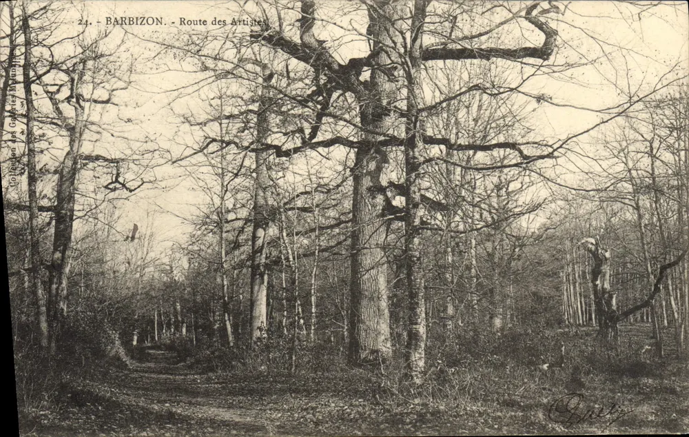 Barbizon - Estrada dos Artistas — editor Gay, n°24 - Frente