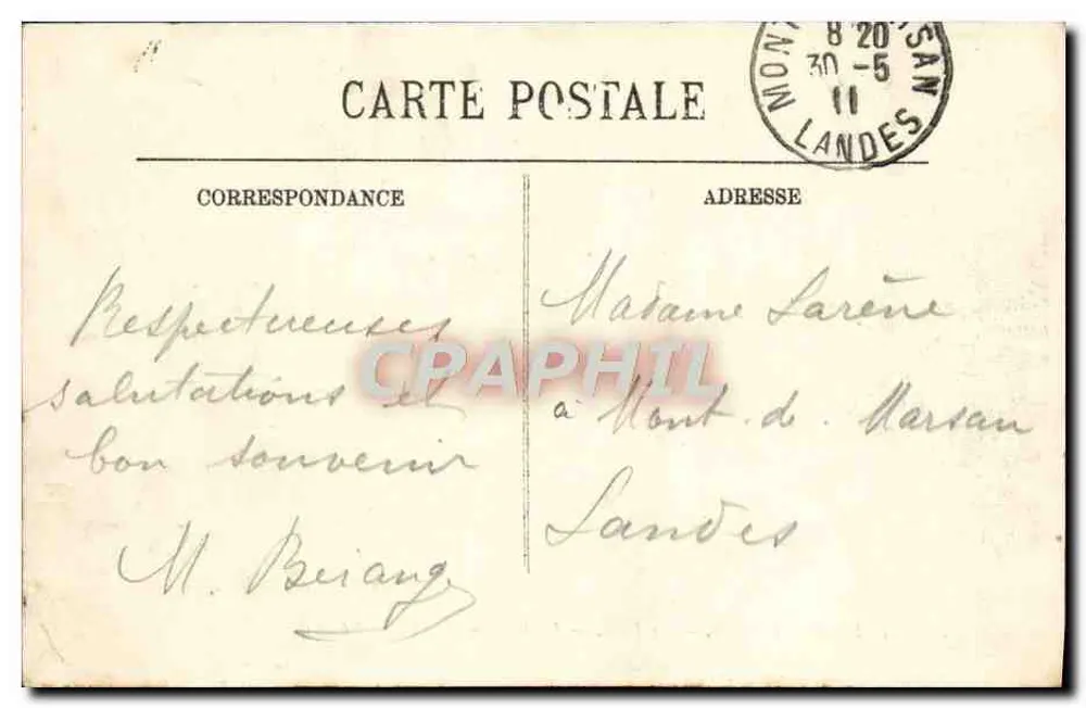 Fontainebleau — Die Forêt — Die weinende Felsen — LL - Rückseite