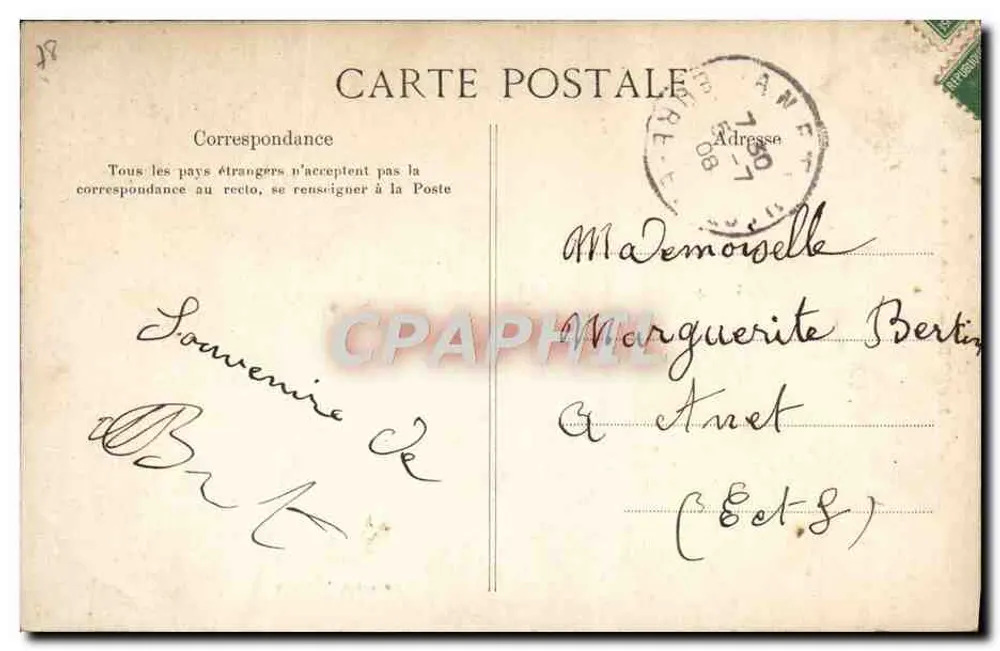 Mantes — Place Notre-Dame — Ancelin, Mantes - Verso