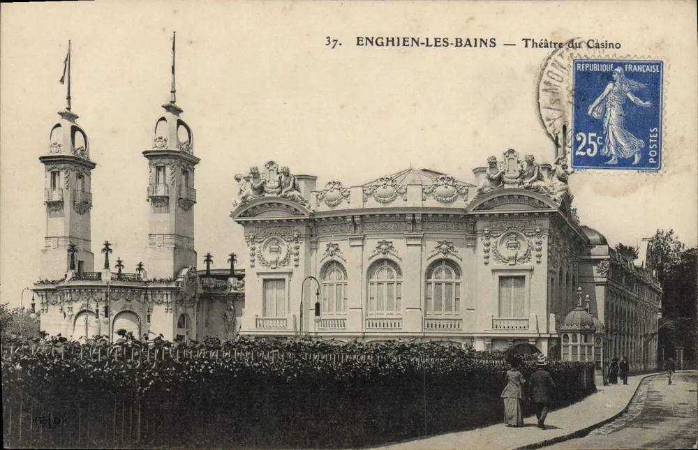 Enghien-les-Bains — Theater des Casinos — anonymer Verleger, Nr. 37 - Vorderseite