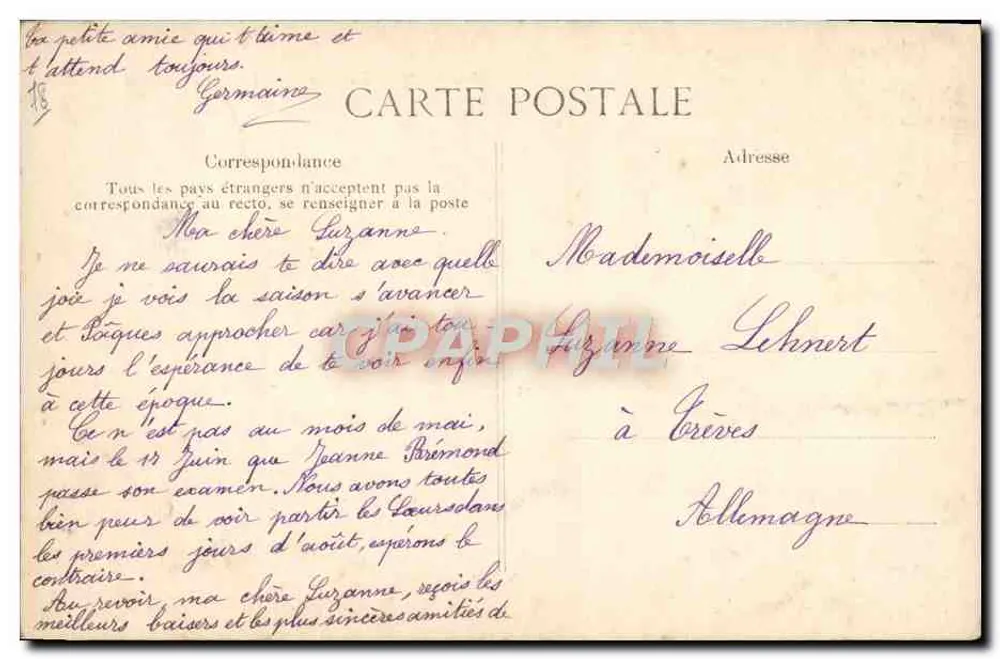 Enghien-les-Bains — Theater des Casinos — anonymer Verleger, Nr. 37 - Rückseite