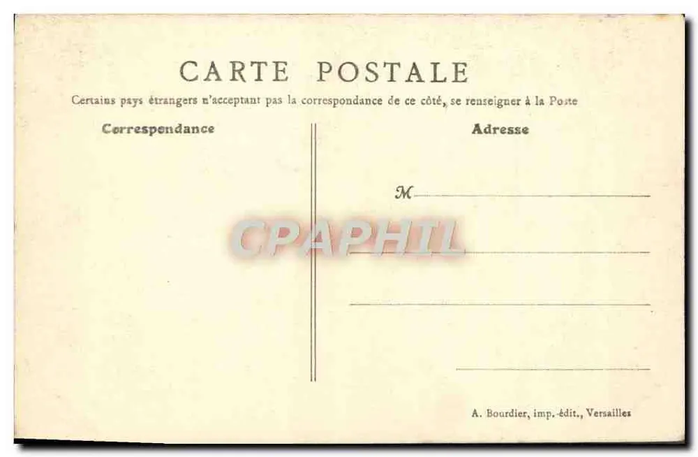 Hameau de Trianon — Versailles — Os Comuns — n°163 - Verso