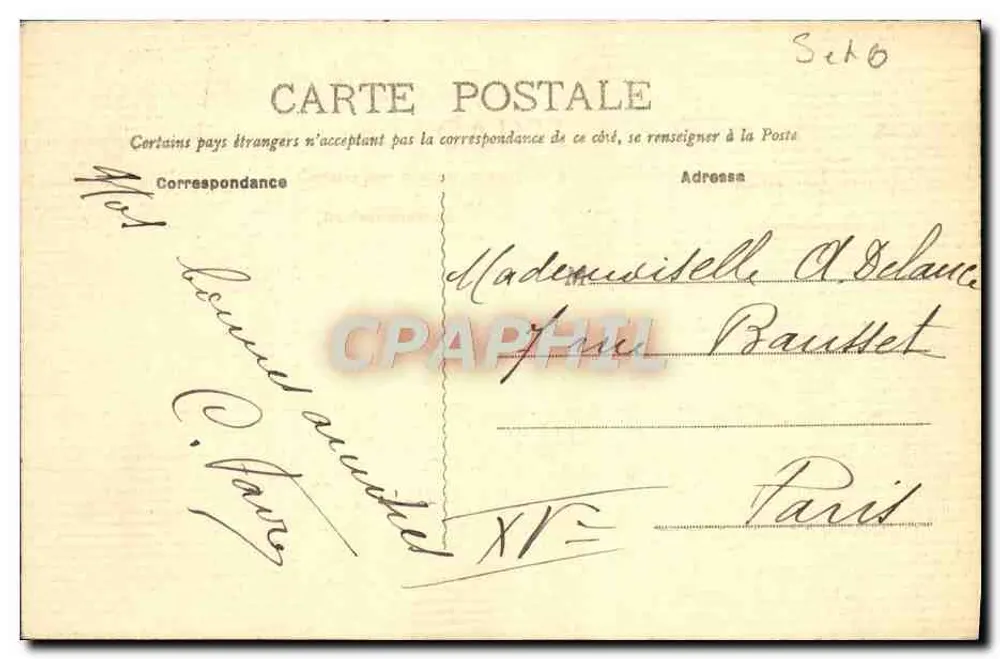 Hardricourt — Kleiner Mézy Zweig — M. Lechevallier - Meulan-Hardricourt - Rückseite