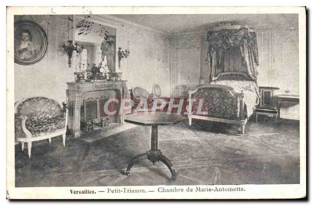 Versailles — Petit-Trianon — Zimmer von Marie-Antoinette — Verlag Morgans - Vorderseite