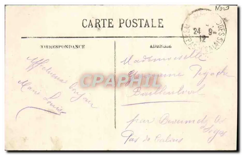 डंकर्क — शहर के भवन — LL - पीछे