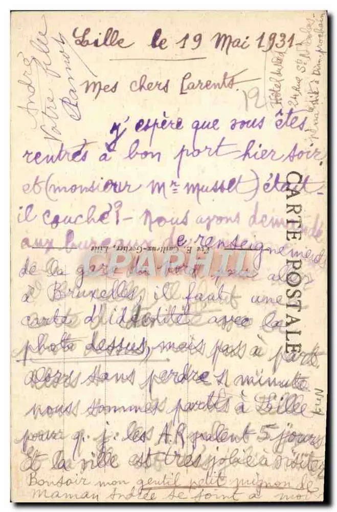 Lille - A Bolsa e o Teatro - E.C. - Verso