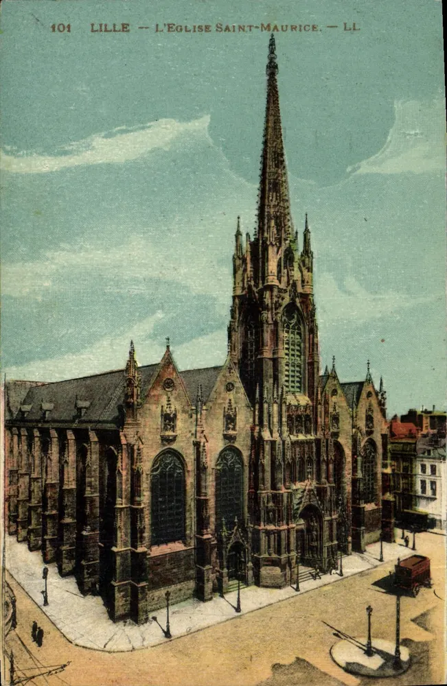 Lille — De Sint-Mauritskerk — LL. 104 - Voorkant