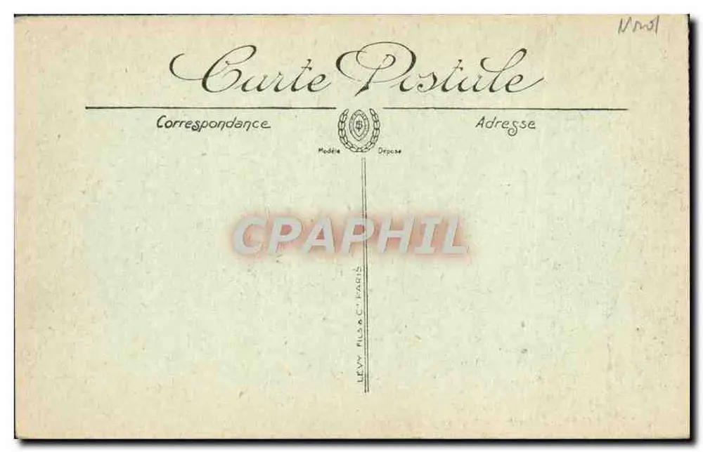 Lille — A Porta de Paris — Editor Levé Frères, n°34 - Verso