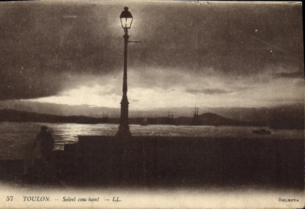 Toulon — Pôr do sol — Selecta, n°57 - Frente