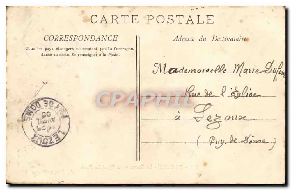 Toulon - La Darse et le Quai du Parti — éditeur A. Bougault, n° 731 - Rückseite
