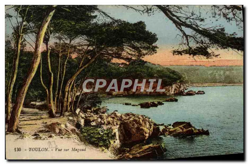 Toulon - Vista sobre Magaud — editor G. Arnaud, n° 130 - Frente