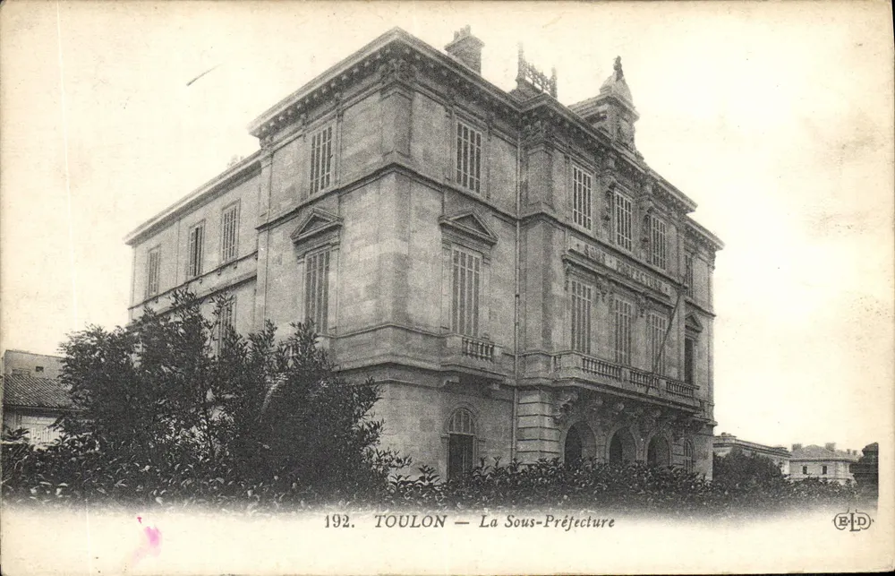 Toulon — A Subprefeitura — B.L.D. n°192 - Frente