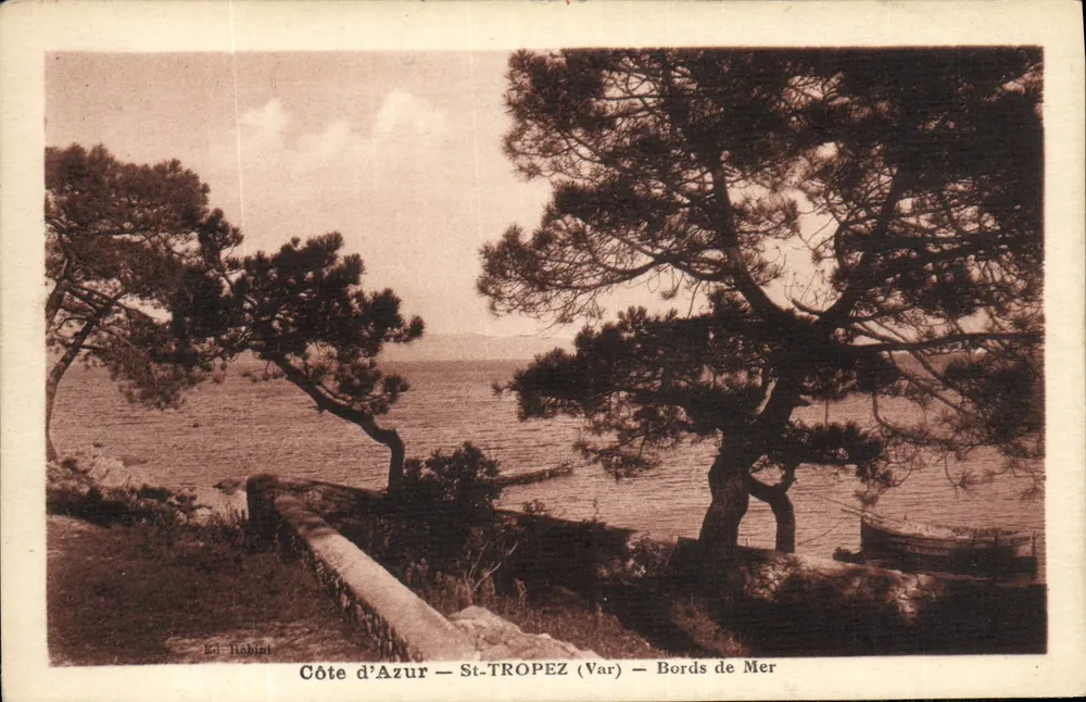 Costa Azul — St-TROPEZ (Var) — Bordas do Mar — Ed. Rabint - Frente