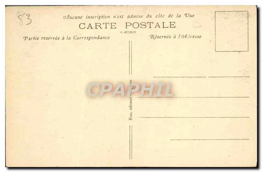 Hyères — Avenida Godillot — visão com palmeiras e banco - Verso