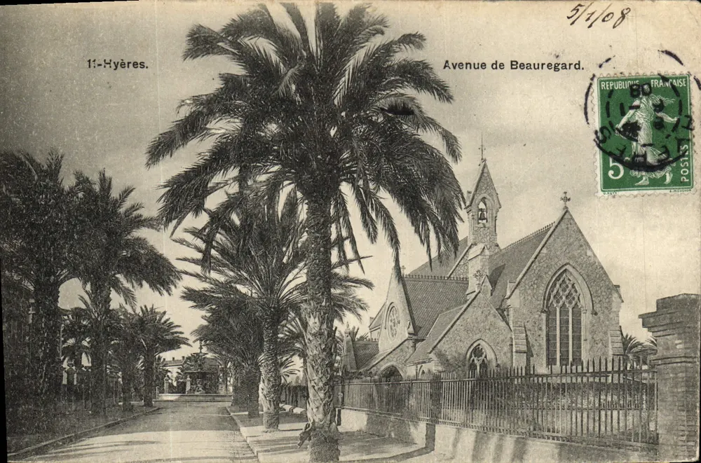 Hyères — Avenida de Beauregard — editor desconhecido, n° 51108 - Frente