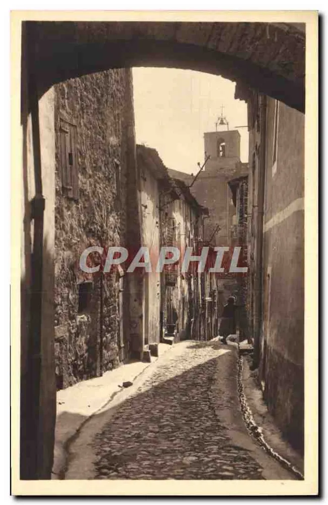Hyères-les-Palmiers — Eine alte Straße — Verlag J.P. Aux Livres Modernes - Vorderseite