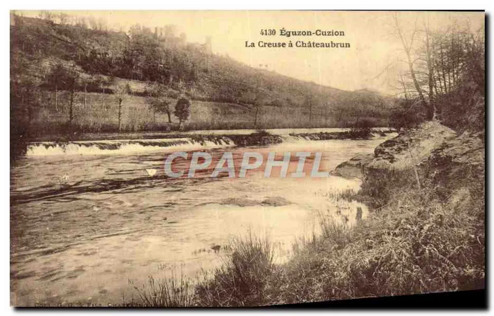 La Creuse em Châteaubrun — Éguzon-Cuizon — n°4130 - Frente