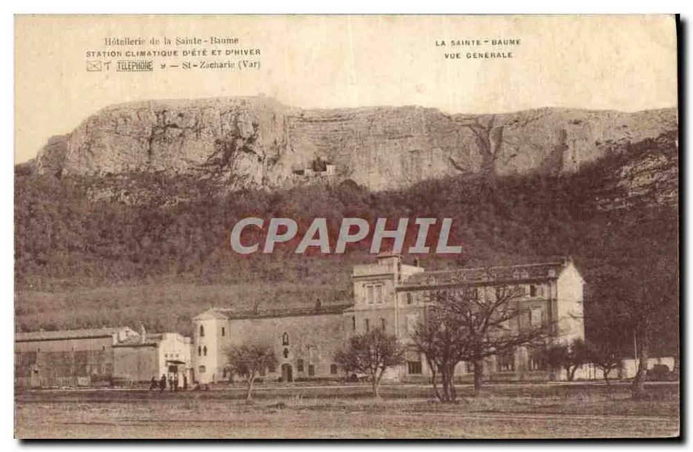 La Sainte-Baume — Vista geral — Hôtellerie de la Sainte-Baume, St-Zacharie (Var) - Frente