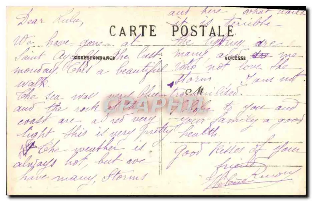 La Provence Pittoresque — Saint-Aygulf (Var) — Die Génols-Bucht — Stove, Verlag - Rückseite
