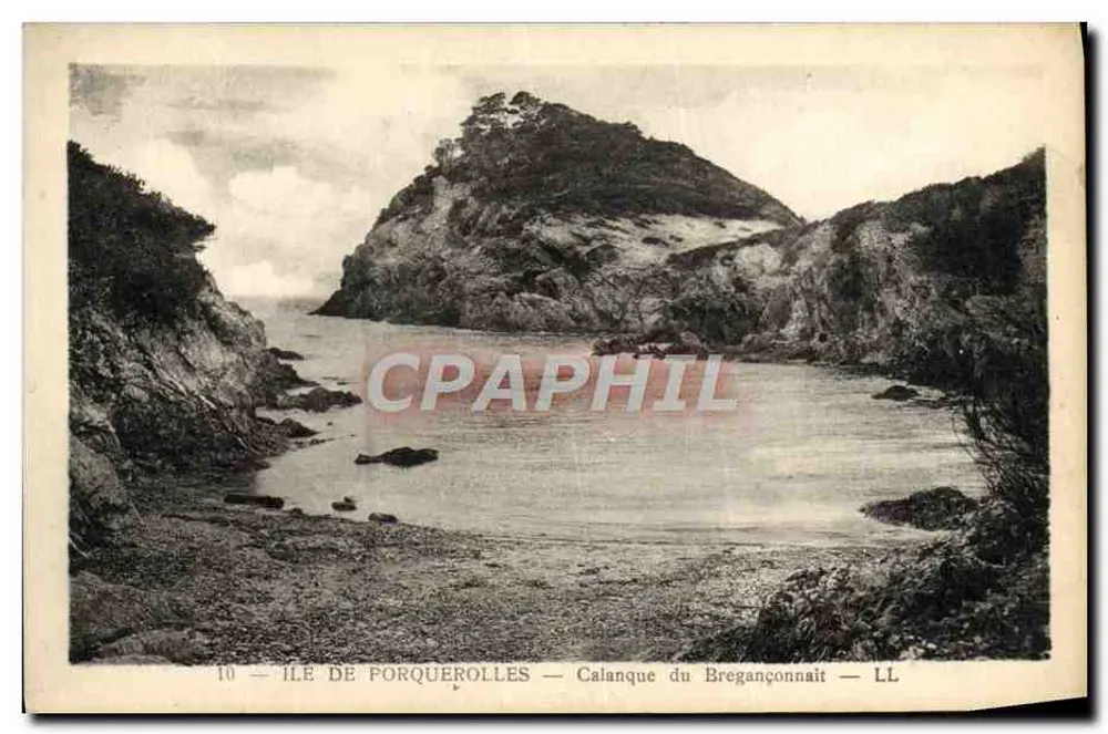 Ilha de Forquerolles — Calanque do Bregançonnaît — LL - Frente