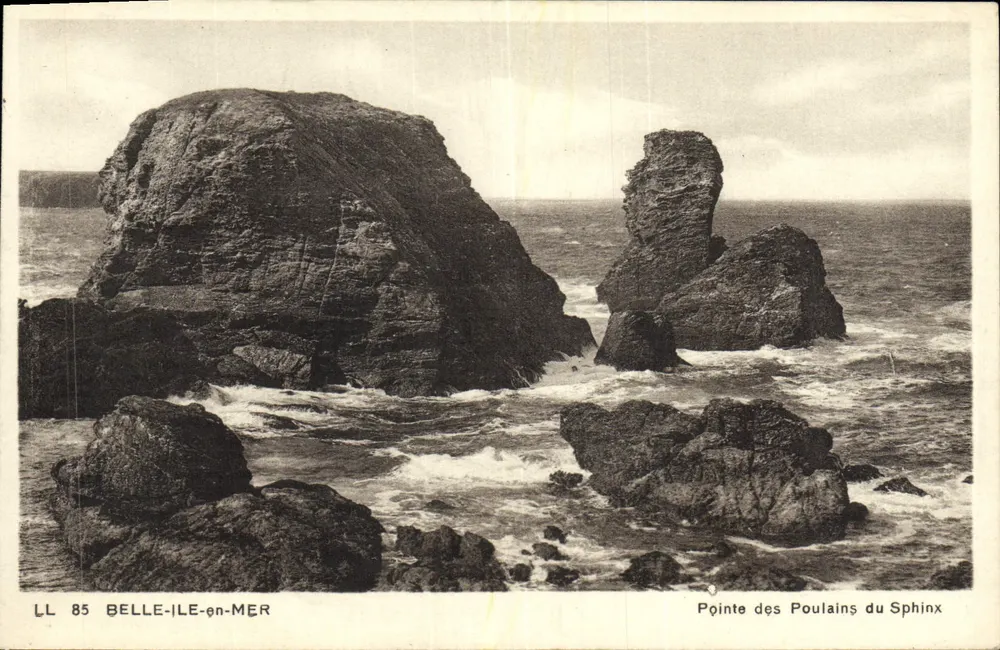 Belle-Île-en-Mer — Pointe des Poulains du Sphinx — LL 85 - Vorderseite