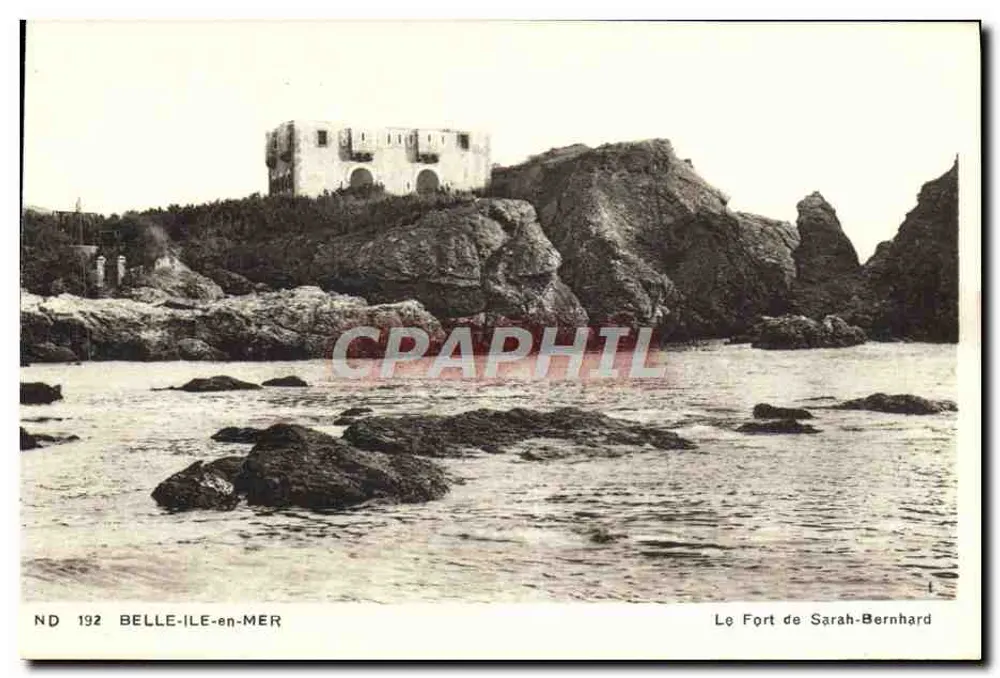 Belle-Île-en-Mer — Le Fort de Sarah-Bernhard — ND 192 - Vorderseite
