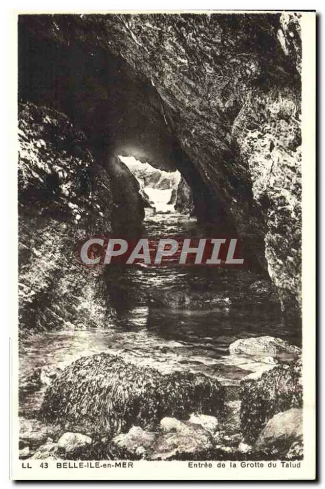 Eingang zur Grotte Talud — Belle-Île-en-Mer — LL 43 - Vorderseite