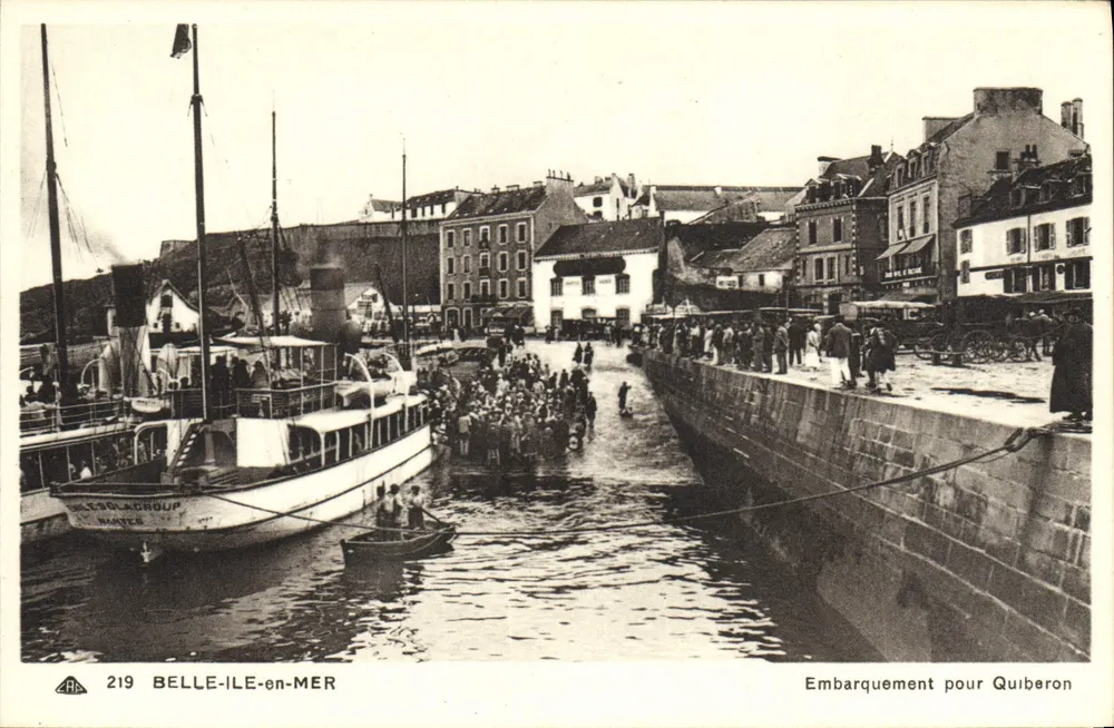 Belle-Île-en-Mer — Abfahrt nach Quiberon — n° 219 - Vorderseite