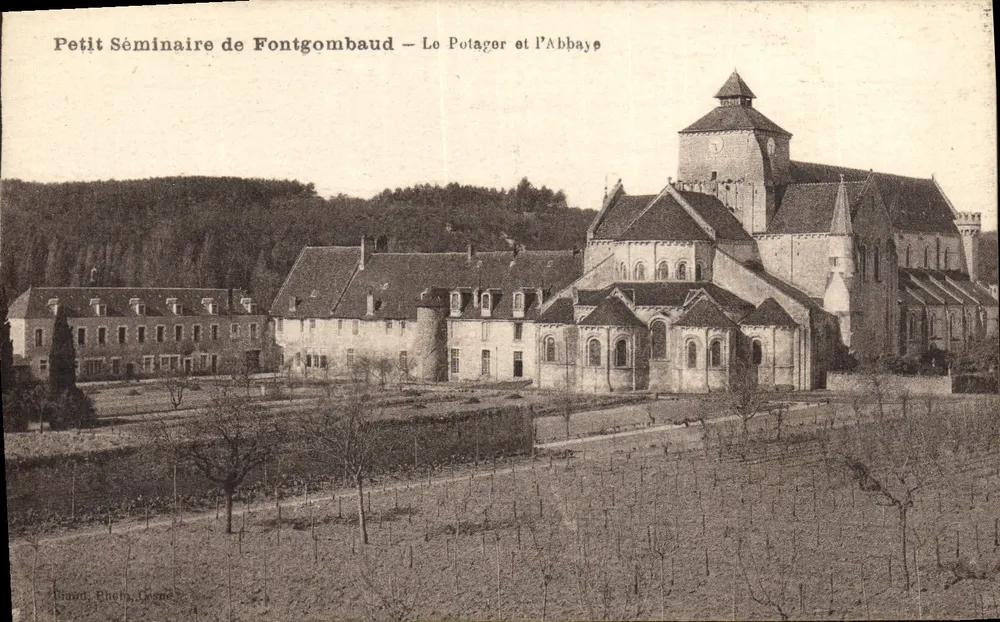 Petit Séminaire de Fontgombaud — Der Gemüsegarten und die Abtei - Vorderseite
