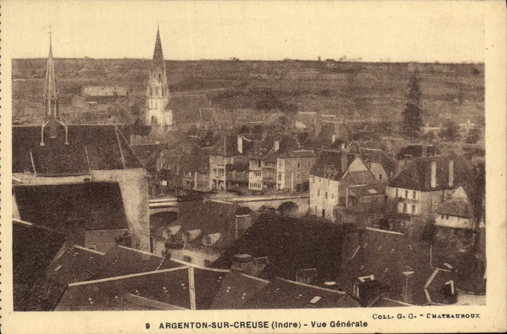 Argenton-sur-Creuse (Indre) — Algemene Uitzicht — Coll. G.G. Châteauroux, n°9 - Voorkant