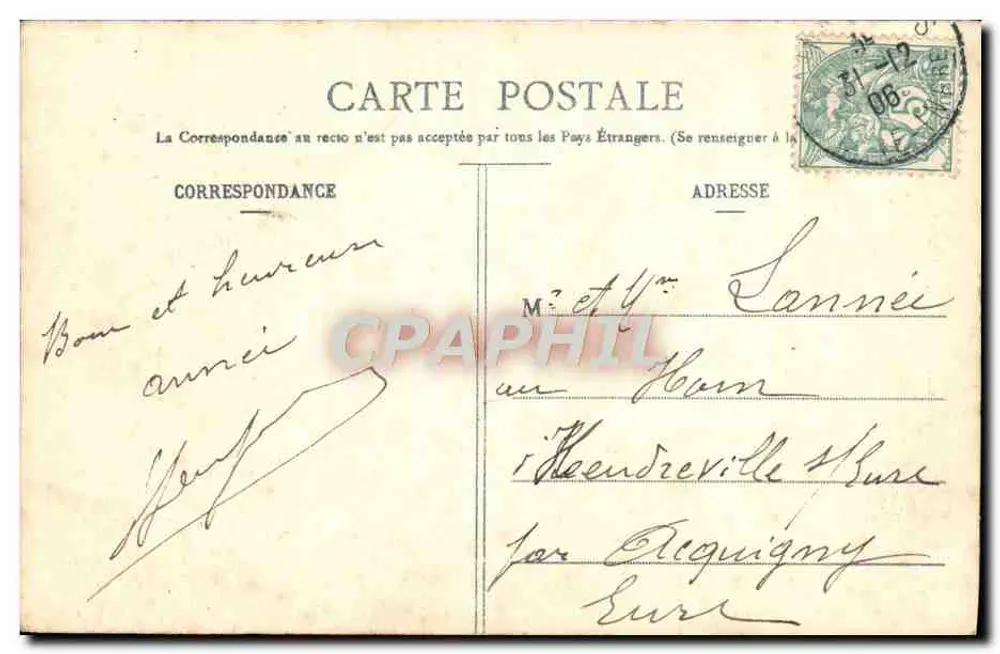 Castelo de Saint-Saëns - L'Etang — Editora G. Bougeois - Verso