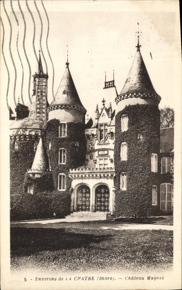 Kasteel Magnet — Omgeving van LA CHATRE (Indre) - Voorkant