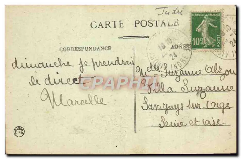 Aigurande (Indre) — A Igreja - Verso