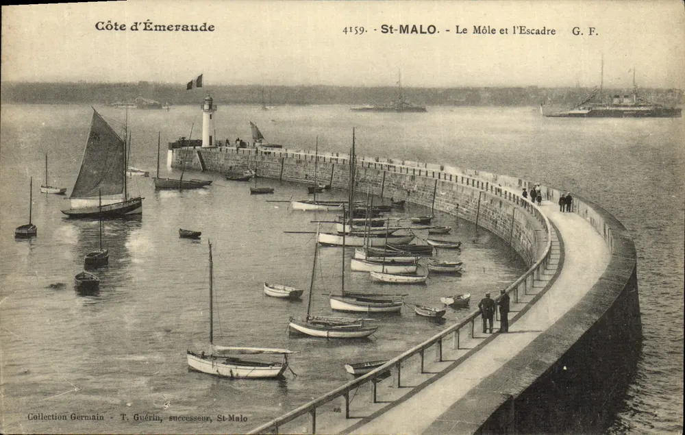 St-Malo - Le Môle et l'Escadre — G.F. n°4159 - Vorderseite