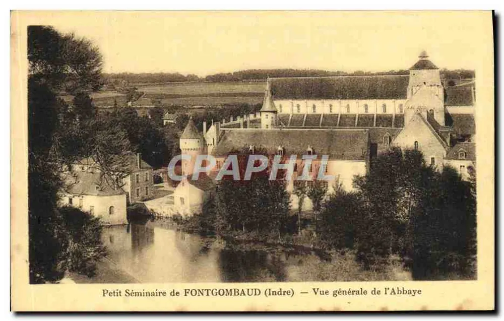 Petit Séminaire von FONTGOMBAUD (Indre) — Allgemeiner Blick auf die Abtei - Vorderseite