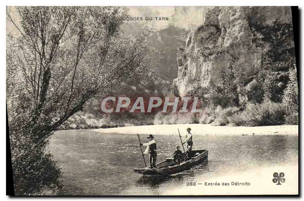 Gorges do Tarn — Entrada dos Détroits — Editor: 262 - Frente