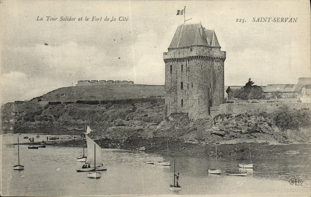 La Tour Solidor und die Festung der Stadt — Saint-Servan — B.D. n°225 - Vorderseite