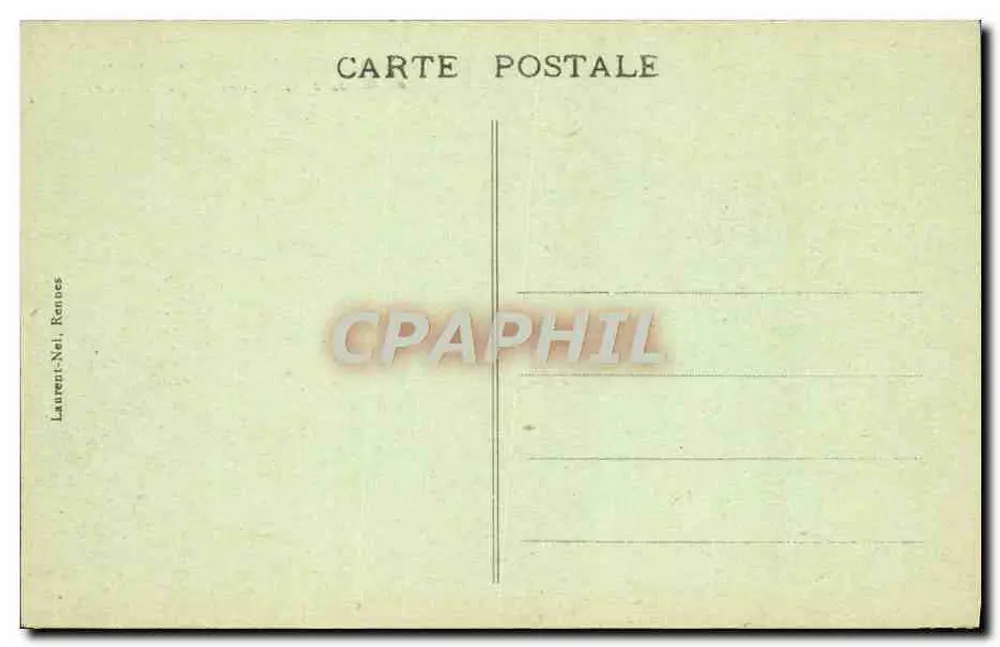 Rennes - Das Schloss Branlant oder Haus von Cadet Roussel (17. Jahrhundert) - Rückseite
