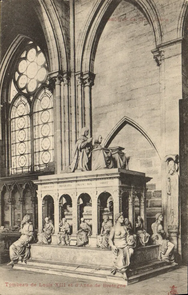 Grabmal von Ludwig XIII. und Anne von Bretagne — Basilika von Saint-Denis - Vorderseite