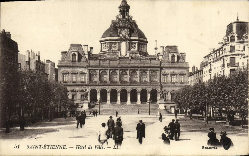 Saint-Étienne — Hotel de Ville — Selecta - Frente