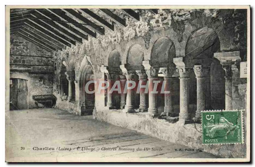 Charlieu (Loire) — L'Abbaye — Chœurs Romains du IXe Siècle — éditeur G. F. PARIS - Vorderseite