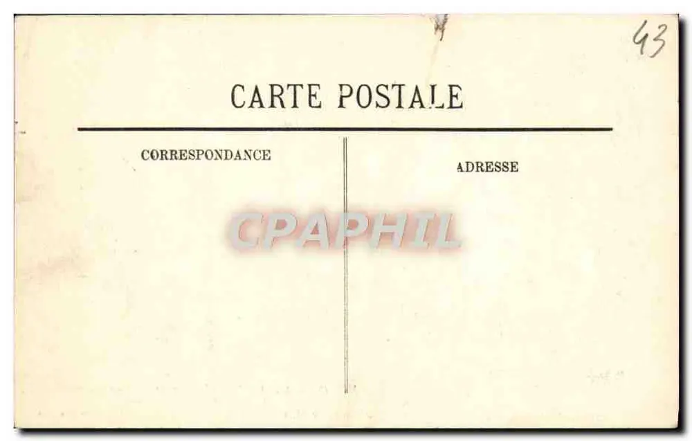 Monistrol-d'Allier (Hte-Loire) — Vista geral sul-leste — Villa Denise (para alugar) — Cliché Chautard - Verso