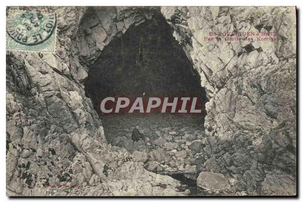 Grotte des Korrihans — Von Poulguen nach Batz — Verleger: Collection Poulguen - Vorderseite