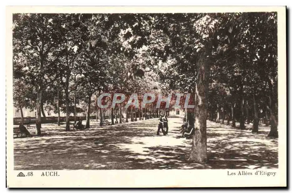 Auch — Les Allées d'Etigny — A.P. Letellier, Paris - Frente