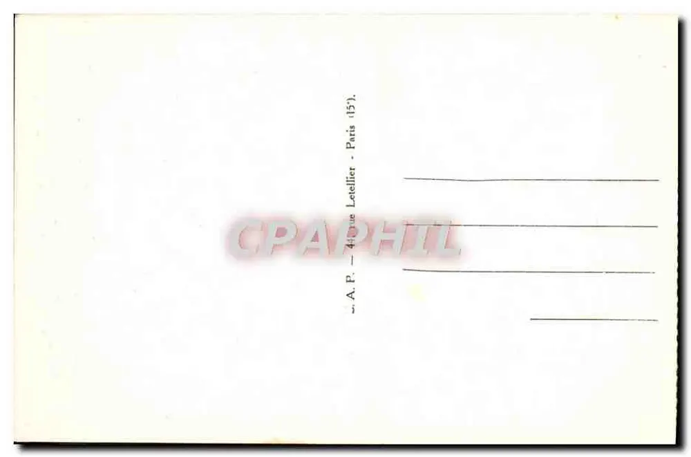 Auch — Les Allées d'Etigny — A.P. Letellier, Paris - Verso