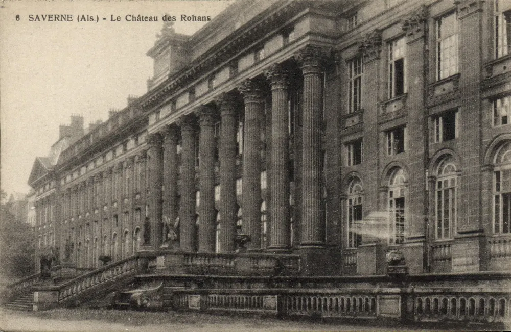 Saverne (Als.) - O Castelo dos Rohans - Frente