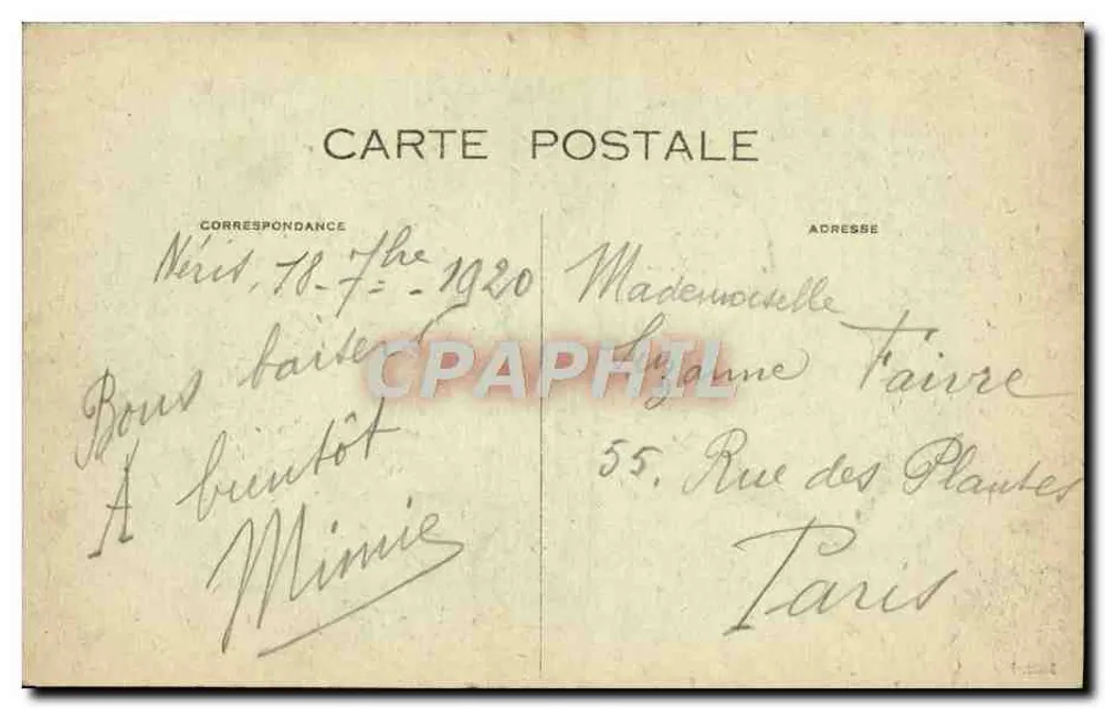 Néris-les-Bains (Allier) — Túmulo do Sr. de Coutine Cavaleiro de Malta — Edição Picandet - Verso